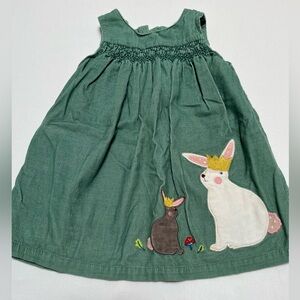 Baby Boden bunny dress, size 12-18m